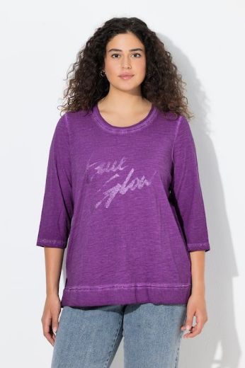 Plus size veliki brojevi Majica 3/4 rukava okruglog ovratnika za punije