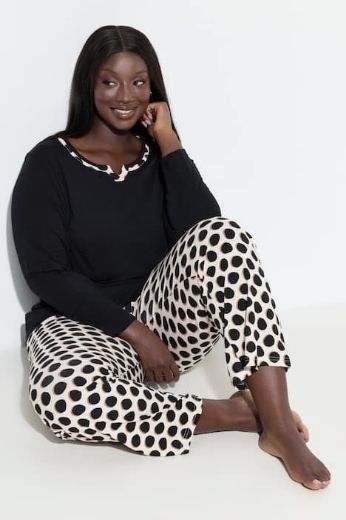 Plus size veliki brojevi Pidžma dugih rukava i dugih nogavica za punije