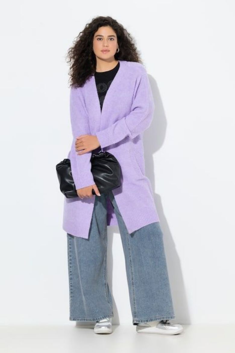 Plus size veliki brojevi Kardigan dužeg kroja za punije