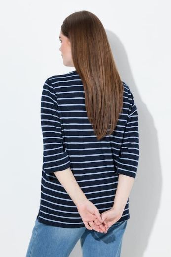 Plus size veliki brojevi Majica 3/4 rukava okruglog ovratnika za punije