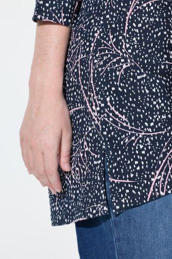 Plus size veliki brojevi Majica 3/4 rukava dužeg A kroja za punije