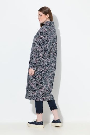 Plus size veliki brojevi Haljina midi dugih rukava za punije