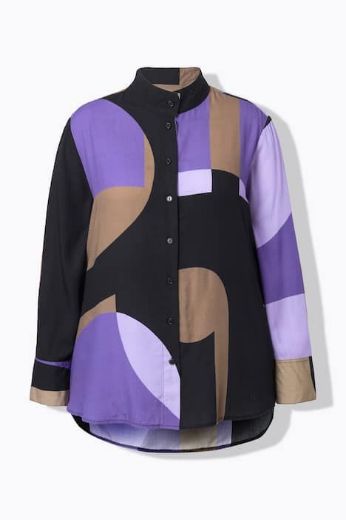 Plus size veliki brojevi Bluza dugih rukava A kroja za punije