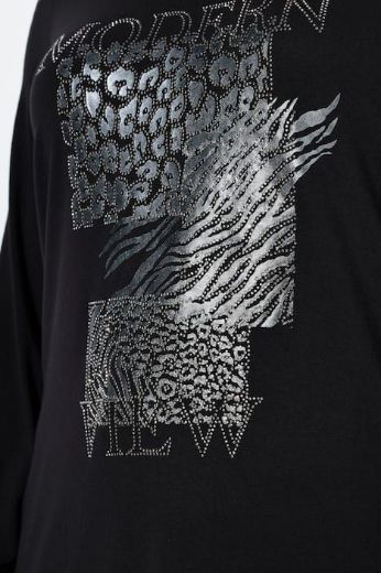 Plus size veliki brojevi Majica dugih rukava okruglog ovratnika za punije