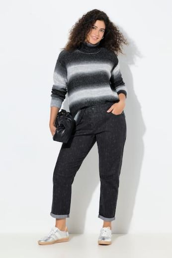 Plus size veliki brojevi Traperice širokih nogavica za punije