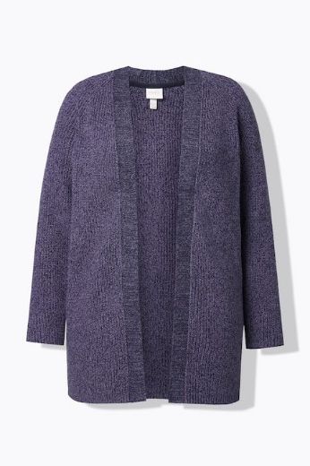 Plus size veliki brojevi Kardigan otvorenog kroja za punije