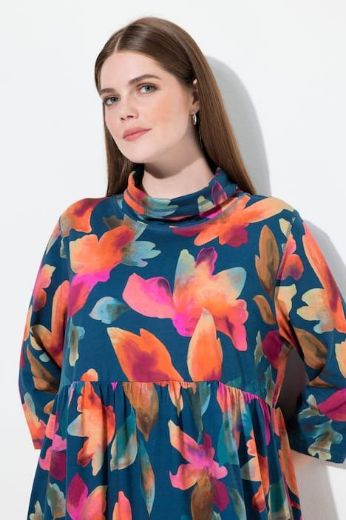 Plus size veliki brojevi Haljina maxi 3/4 rukava za punije