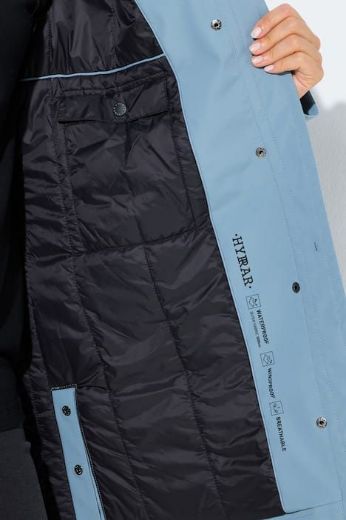 Plus size veliki brojevi Jakna vodootporna dužeg A kroja za punije