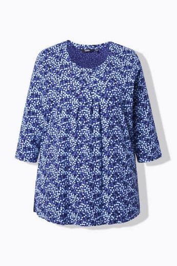 Plus size veliki brojevi Majica 3/4 rukava A kroja za punije