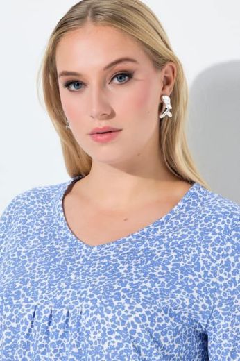 Plus size veliki brojevi Majica 3/4 rukava A kroja za punije