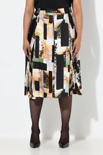 Plus size veliki brojevi Suknja midi A kroja za punije