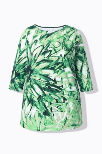 Plus size veliki brojevi Majica 3/4 rukava A kroja za punije