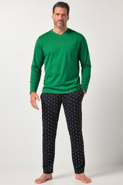 Veliki brojevi Pidžama dugih rukava i dugih nogavica moda za punije