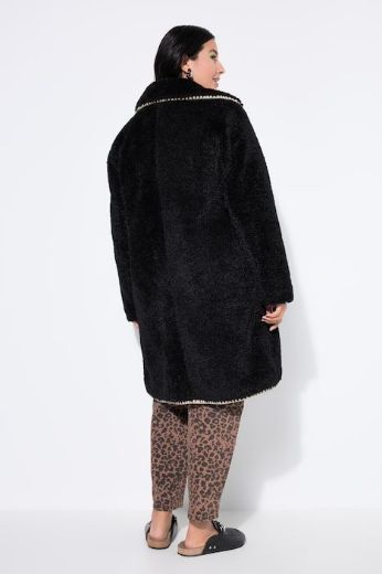 Plus size veliki brojevi Kaput od flisa A kroja za punije