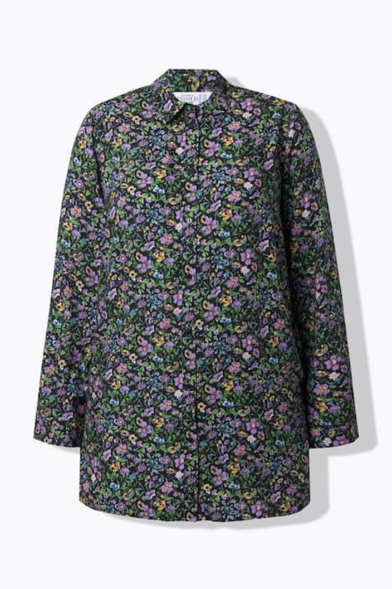 Plus size veliki brojevi Košulja dugih rukava šireg kroja za punije