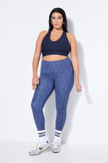 Plus size veliki brojevi Tajice sportske visokog struka za punije