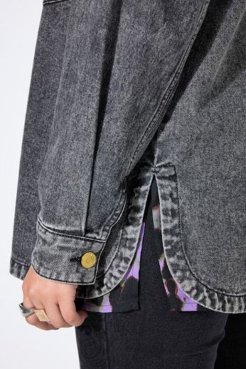 Plus size veliki brojevi Košulja traper šireg kroja za punije