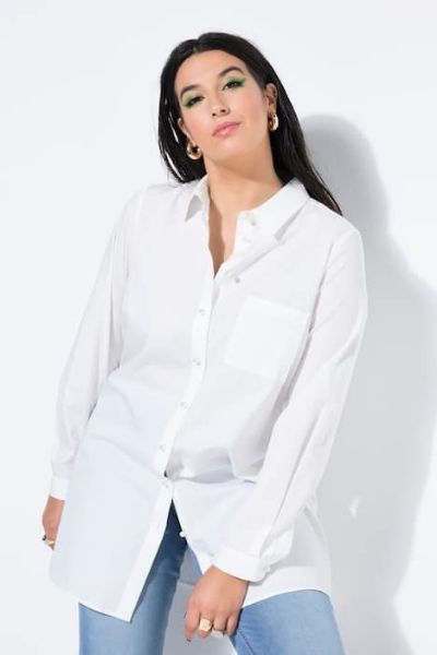 Veliki brojevi Košulja dugih ruava dužeg kroja moda za punije