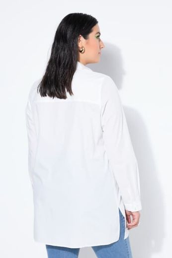 Plus size veliki brojevi Košulja dugih ruava dužeg kroja za punije