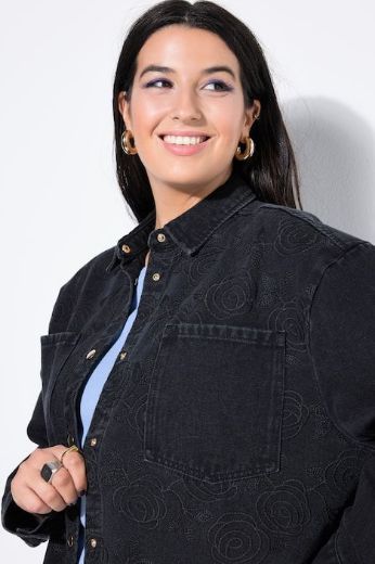 Plus size veliki brojevi Košulja dugih rukava šireg kroja za punije