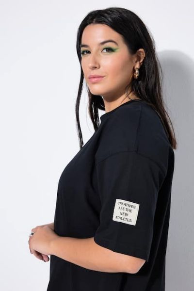 Veliki brojevi Majica kratkih rukava šireg kroja moda za punije