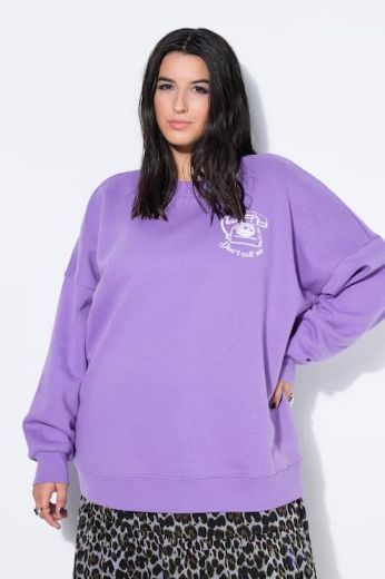 Plus size veliki brojevi Majica dugih rukava šireg kroja za punije