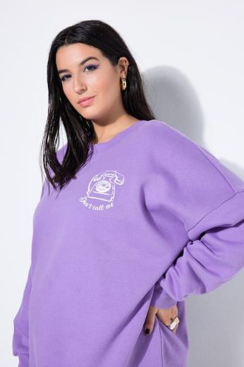 Plus size veliki brojevi Majica dugih rukava šireg kroja za punije