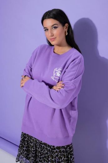 Plus size veliki brojevi Majica dugih rukava šireg kroja za punije