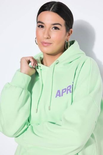 Plus size veliki brojevi Majica dugih rukava s kapuljačom šireg kroja za punije