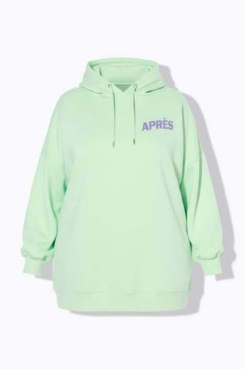 Plus size veliki brojevi Majica dugih rukava s kapuljačom šireg kroja za punije