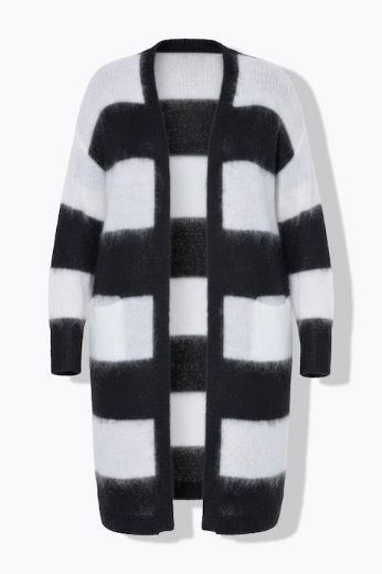 Plus size veliki brojevi Kardigan dužeg kroja za punije