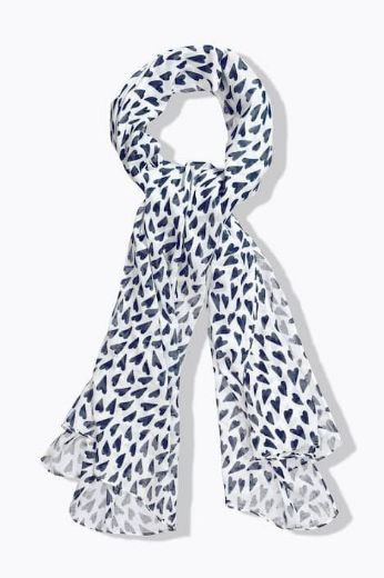 Plus size veliki brojevi Šal s motivom srca za punije