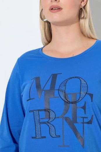 Plus size veliki brojevi Majica 3/4 rukava okruglog ovratnika za punije