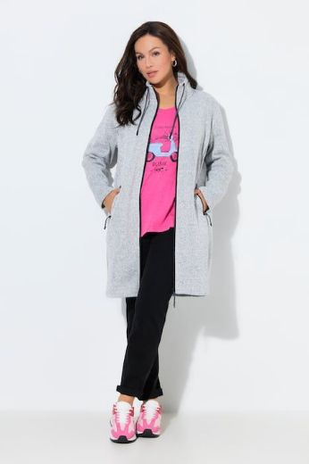 Plus size veliki brojevi Jakna od flisa s patentnim zatvaračem za punije