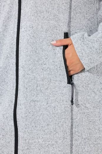 Plus size veliki brojevi Jakna od flisa s patentnim zatvaračem za punije