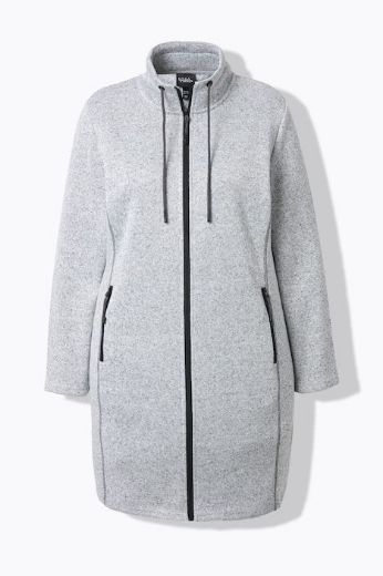 Plus size veliki brojevi Jakna od flisa s patentnim zatvaračem za punije