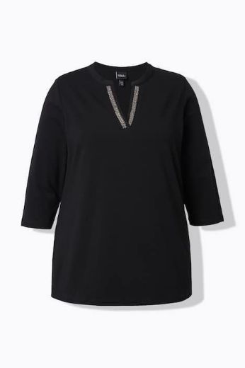 Plus size veliki brojevi Majica 3/4 rukava A kroja za punije