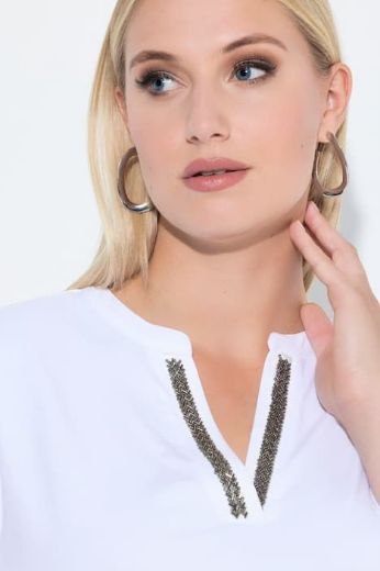 Plus size veliki brojevi Majica 3/4 rukava A kroja za punije