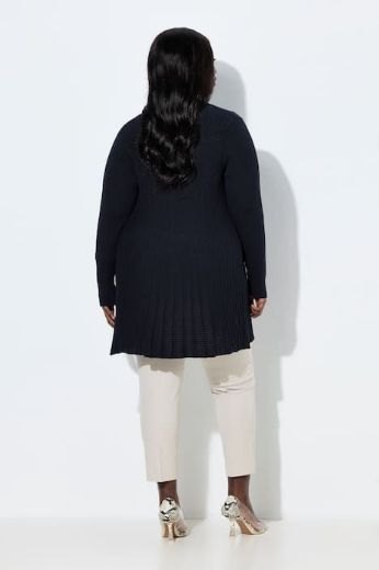 Plus size veliki brojevi Kardigan dugih rukava A kroja za punije