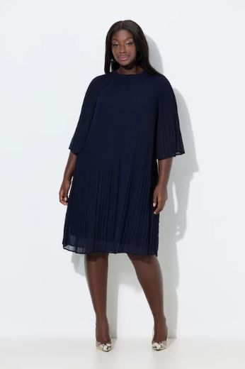 Plus size veliki brojevi Haljina 3/4 rukava A kroja za punije