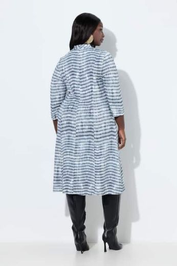 Plus size veliki brojevi Haljina midi 3/4 rukava za punije