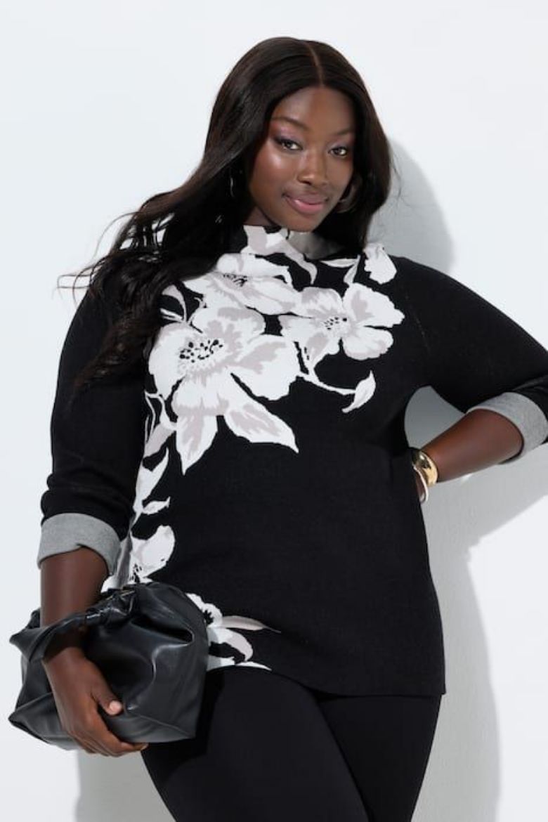 Plus size veliki brojevi Pulover dugih rukava za punije