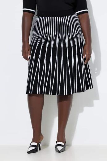 Plus size veliki brojevi Suknja midi A kroja za punije