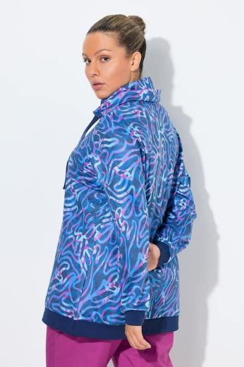 Plus size veliki brojevi Majica dugih rukava povišenog ovratnika za punije