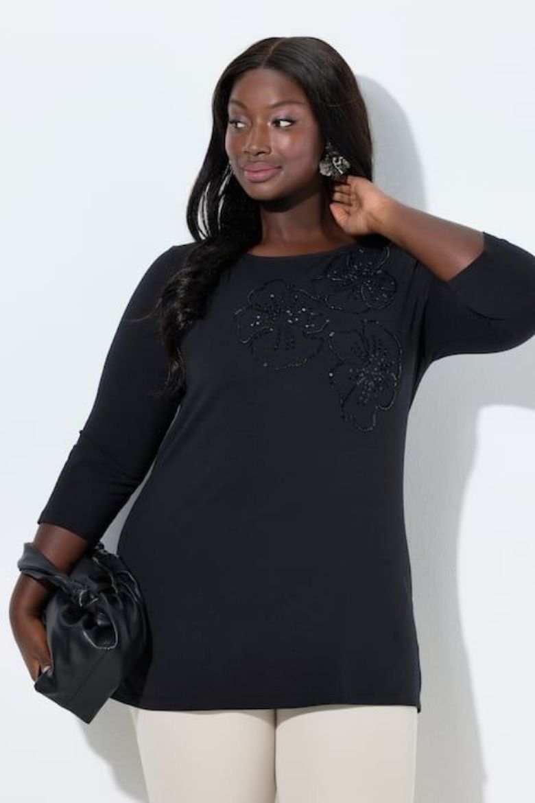 Plus size veliki brojevi Majica 3/4 rukava za punije