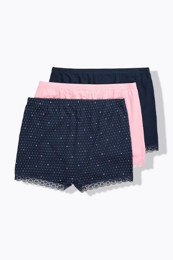 Plus size veliki brojevi Gaćice produženih nogavica 3 komada za punije