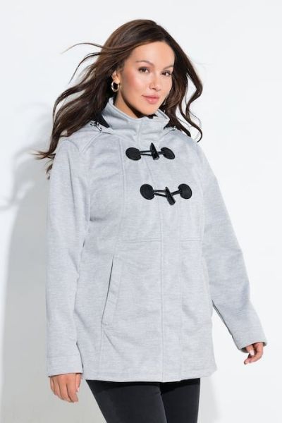 Veliki brojevi Jakna od flisa s odvojivom kapuljačom moda za punije