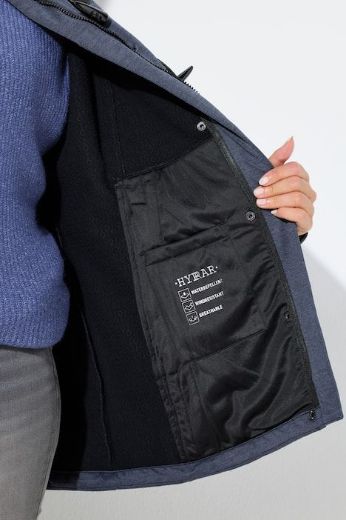 Plus size veliki brojevi Jakna od flisa s odvojivom kapuljačom za punije