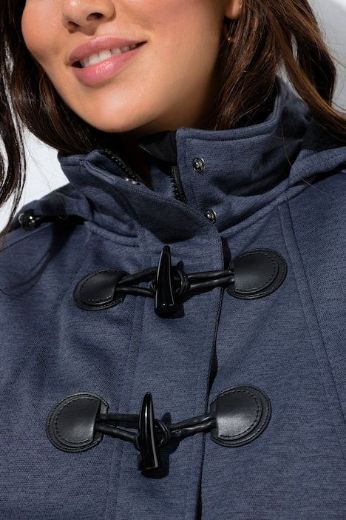 Plus size veliki brojevi Jakna od flisa s odvojivom kapuljačom za punije