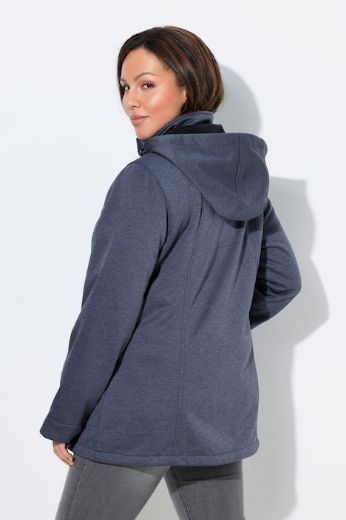Plus size veliki brojevi Jakna od flisa s odvojivom kapuljačom za punije